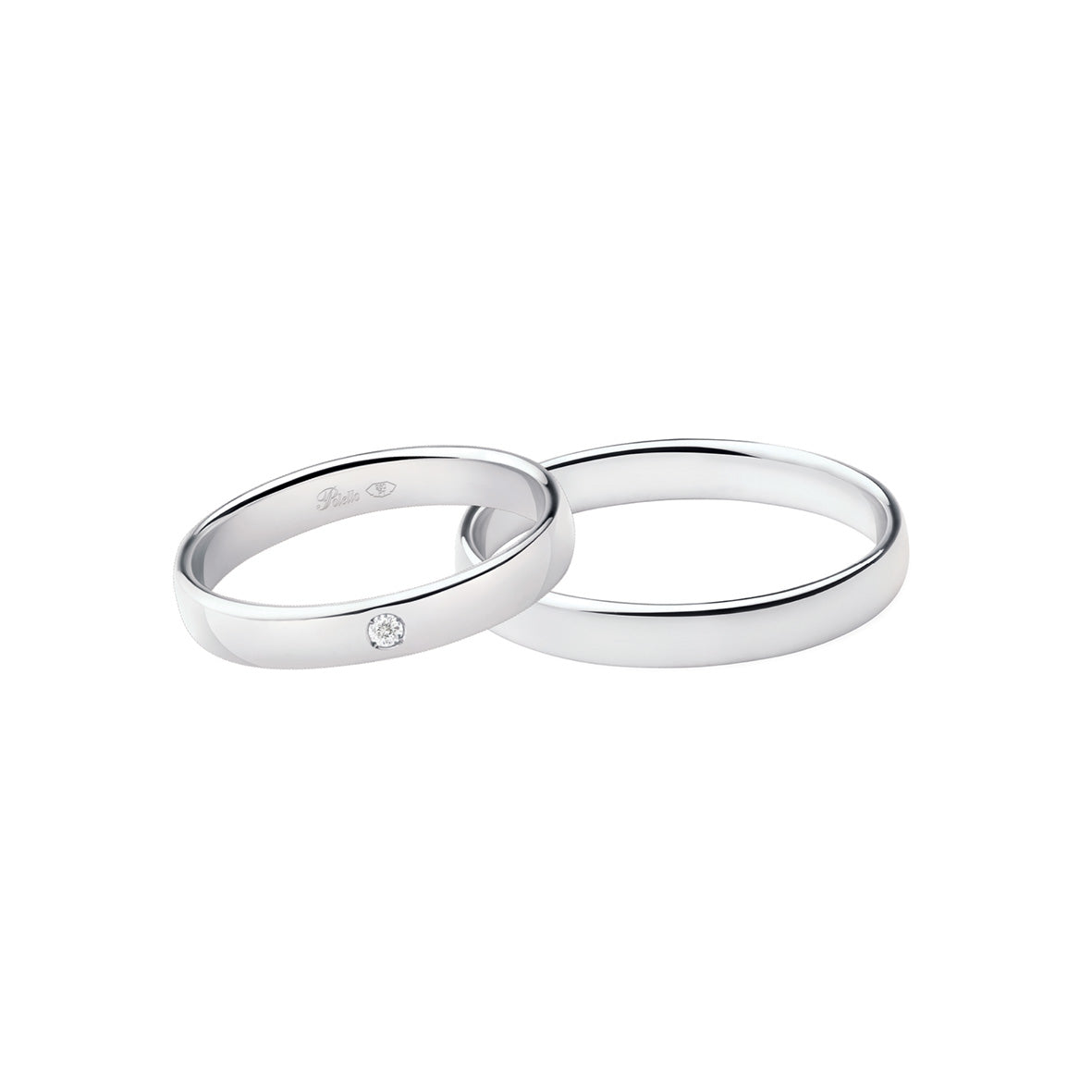 Fede Platino - Lampo d'Amore - 3,4mm - 3182