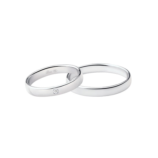 Platinum wedding ring 3.4mm