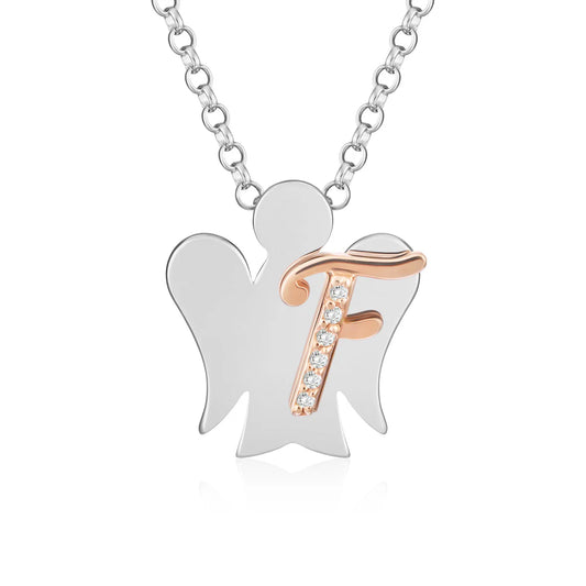 Necklace with Letter F - GIA500F