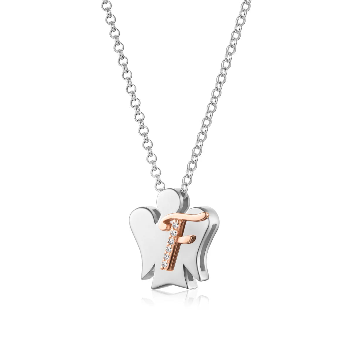 Necklace with Letter F - GIA500F