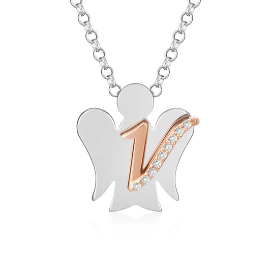 Necklace with Letter V - GIA500V